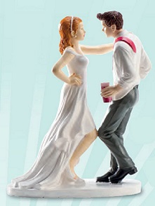 Cake Topper Sposi Ubriachi