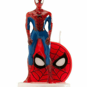 Candelina Sagomata 3D 9 cm Marvel Spiderman *