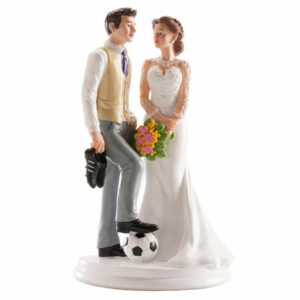 Cake Topper Matrimonio – Sposi Calcio