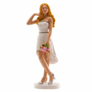 Cake Topper Matrimonio – Sposa con Abito corto