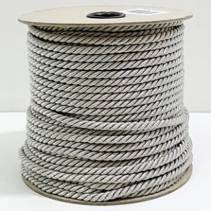 Cordoncino 3 Capi Argento 5 mm x 50 mt *