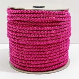 Cordoncino 3 Capi Fucsia 5 mm x 50 mt *