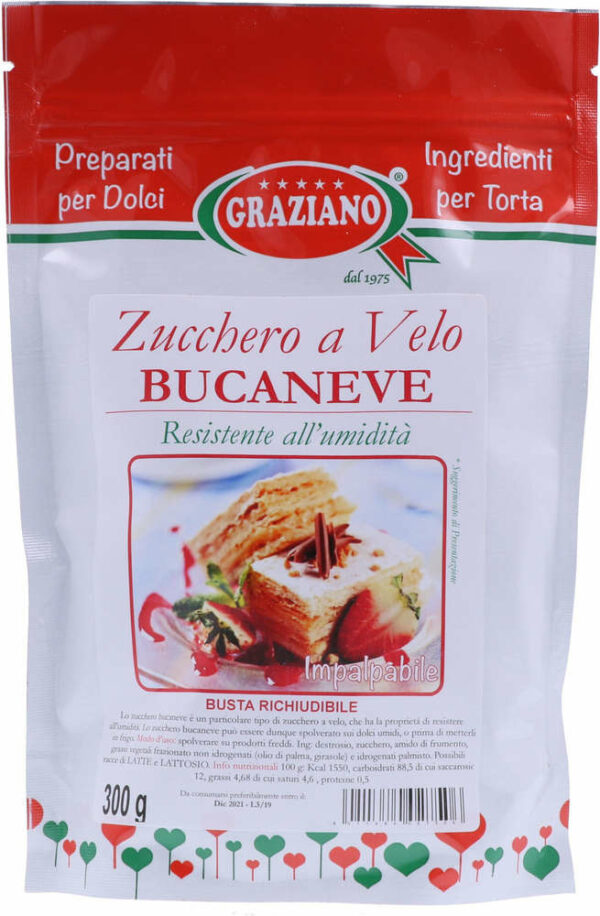 Zucchero a Velo Bucaneve 300 grammi *