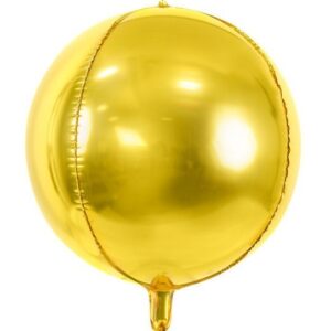 Palloncino Mylar Sfera 16” 40 cm Oro *