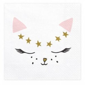 Tovaglioli 33×33 cm Gatto 20 pz *