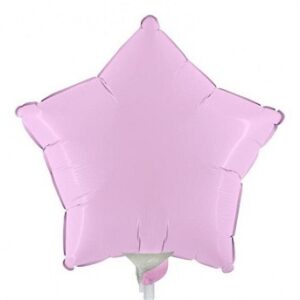 Palloncino Mylar 9” 23 cm Stella Rosa *