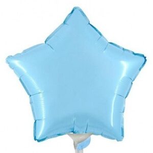 Palloncino Mylar 9” 23 cm Stella Celeste *