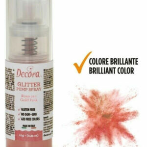 Spray Colorante Pump Glitterato Rosa Gold 10 gr *