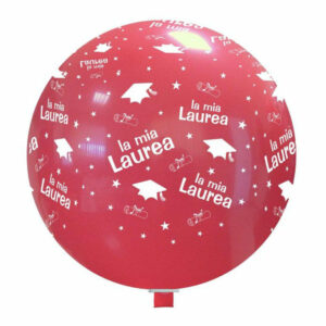 Palloncino in lattice Rosso per Mongolfiera decorazione Laurea 32” 81 cm *