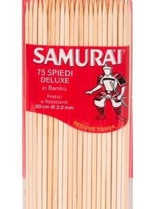 SAMURAI 75 SPIEDINI BAMBU’ DELUXE  CM.20 *