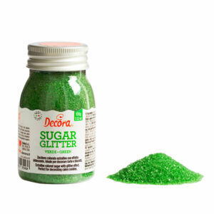 Zucchero Glitterato 100 gr Verde