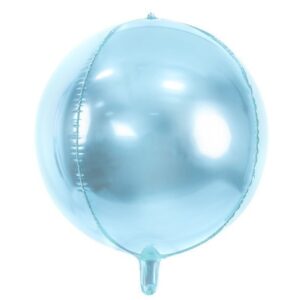 Palloncino Mylar Sfera 16” 40 cm Azzurro *