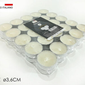 Candele Tealight bianchi 50 pezzi *