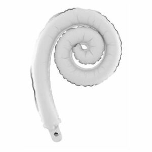 Palloncino Mylar 26×36 cm Spirale Bianca *