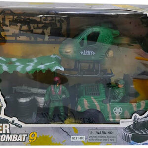 Soldier Combat Militari playset e veicol *