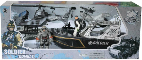 Soldier Combat playset con barca *