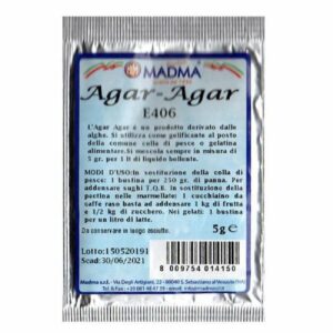 1 Busta di gomma di Agar-Agar da 5 gr