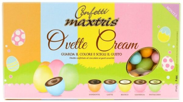 Confetti Maxtris Ovette Cream 500 grammi *