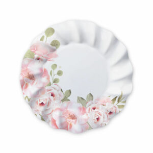 Piatti in carta 20 cm Floral 8 pezzi *