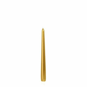 Candela Conica altezza 25 cm diametro 2,5 cm Oro *