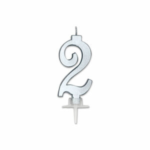 Candela Italic Metal Argento numero 2 *