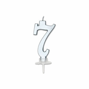 Candela Italic Metal Argento numero 7 *