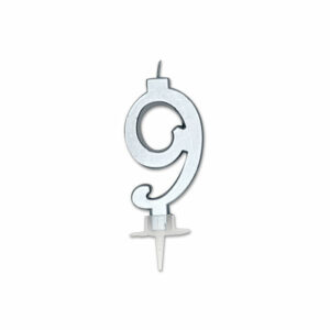 Candela Italic Metal Argento numero 9 *