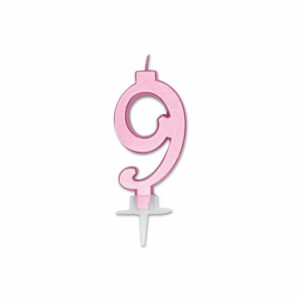 Candela Italic Metal Rosa numero 9 *