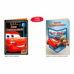 Biglietto Auguri Disney Cars *