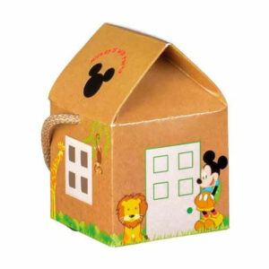 Scatola portaconfetti Casetta Mickey Mouse Savana 5,5×5,5×5 cm 10 pezzi*