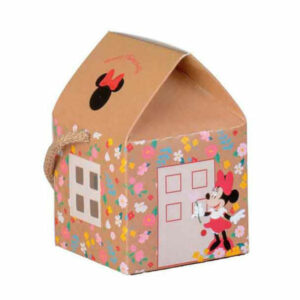 Scatola portaconfetti Casetta Minnie Flower 5,5×5,5×5 cm 10 pezzi *