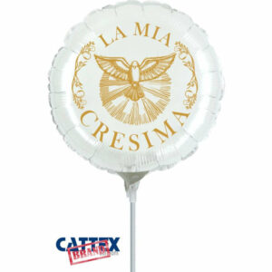 Palloncino mini shape 9” 23 cm Cresima *