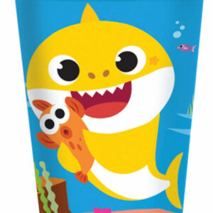 Bicchieri in carta 250 ml Baby Shark 8 pezzi