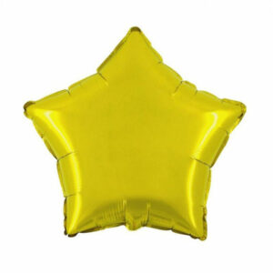 Palloncino Mylar Stella 18” 45 cm Giallo Oro *