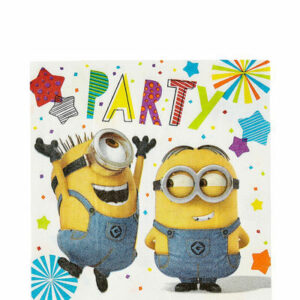 Tovaglioli 33×33 cm Minions conf da 16 pz