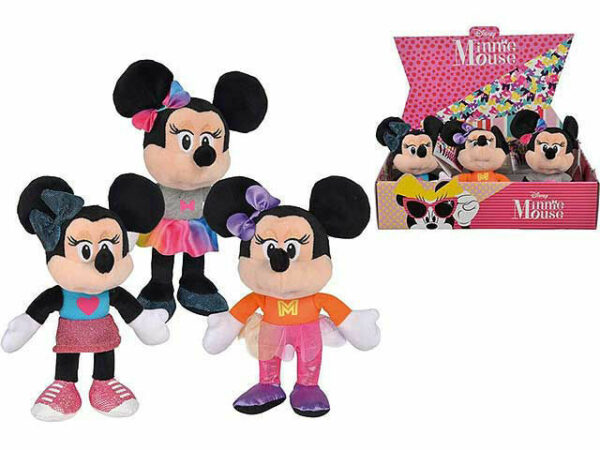 Peluche Disney Minnie 20 cm - fantasie assortite *