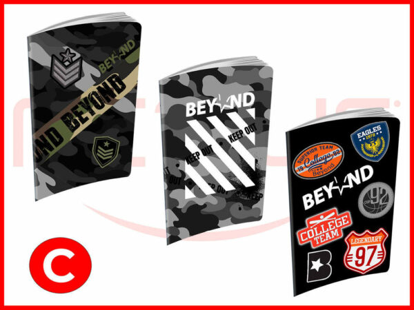 10 Maxi Quaderni 20+1 fogli Beyond Fashion Boy rigo C *