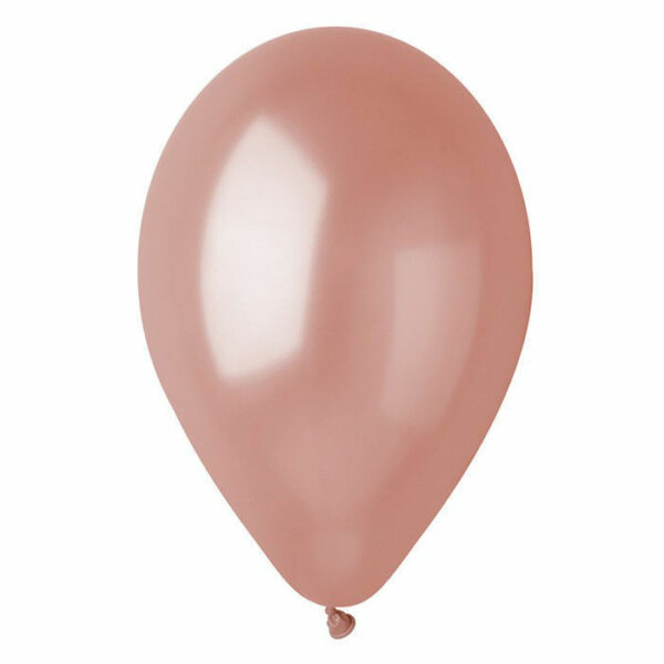 Palloncini 10'' 26 cm Rosa Gold Metal 16 pezzi *