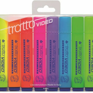 Tratto Video Fluo Mix 8 pezzi *