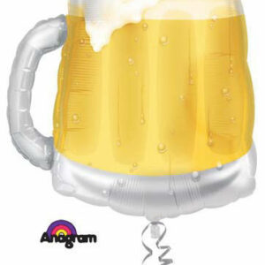 Palloncino Mylar Supershape 51 x 58 cm Boccale Birra