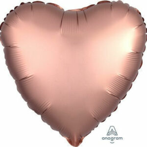 Palloncino Mylar 17″ 42 cm Cuore Satinato Rame