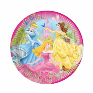 Piatti in carta 23 cm Principesse Disney 8 pezzi *