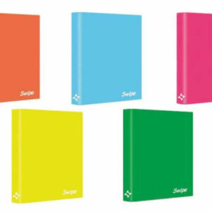 Copertina ad Anelli Maxi A4 Swipe Fluo *