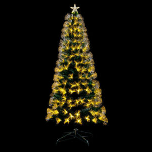 Albero di Natale 180 cm con 225 LED Bianco 8 Funzioni