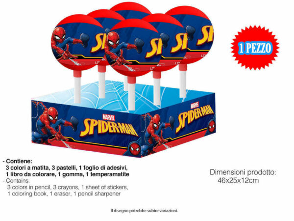 Lollipop Cancelleria Spiderman *