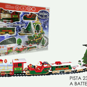 Pista Treno di Natale con luci e suoni 22 pezzi *