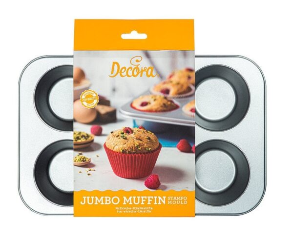 Stampo 6 Jumbo Muffin diametro 9 cm *