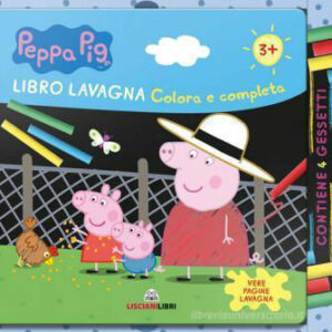 Libro Lavagna Completa e colora con Peppa Pig *