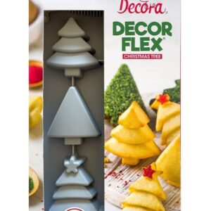 Stampo Albero di Natale in silicone 6 cavità *