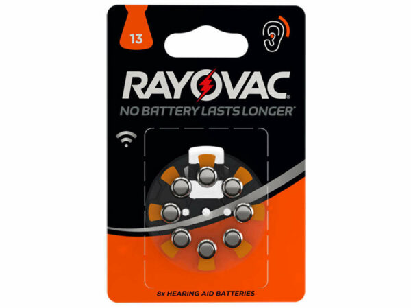 Batterie Rayovac Acustica 1,45V 13 PR48 8 pezzi *